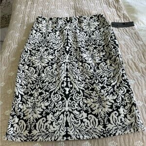 Jacquard Pencil Skirt